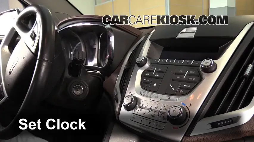 2011 GMC Terrain SLT 2.4L 4 Cyl. Clock